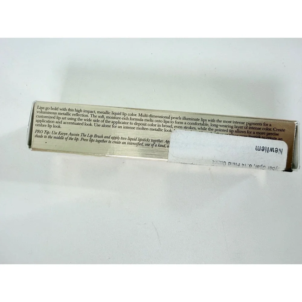 Kevyn Aucoin Lip Color The Molten Metals Titanium Metallic Liquid Gloss